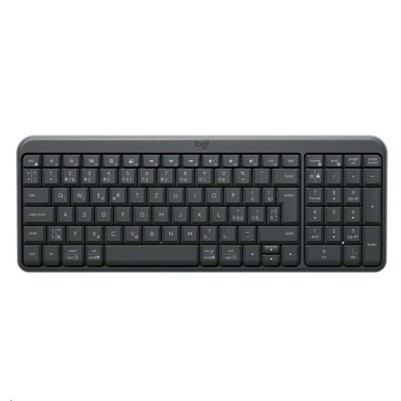 Logitech bezdrátová klávesnice K250 - GRAPHITE - US - INTNL