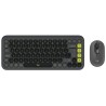 Logitech POP ICON COMBO - GRAPHITE - US INT'L - BT - INTNL