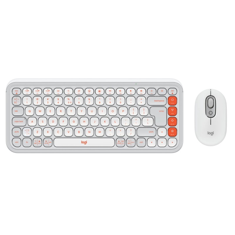 Logitech POP ICON COMBO - WHITE - US INT'L - BT - INTNL