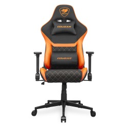COUGAR herní židle ARMOR ONE V2 F (Tkaná látka) - černá/oranžová