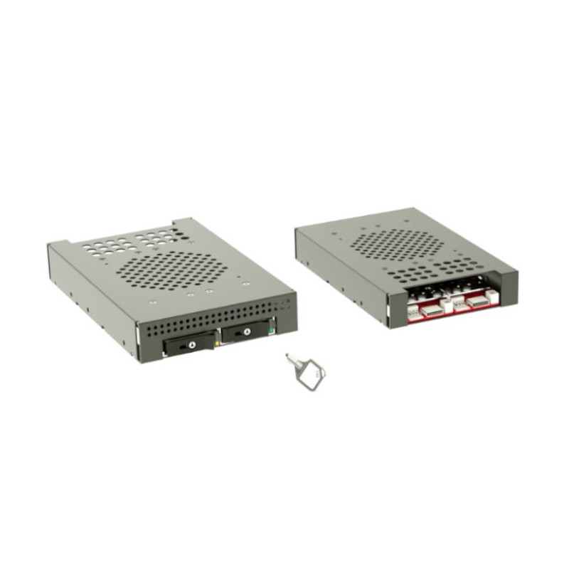 Jou Jye JJ-GM3-102M2-Fr/Slimline SAS(SFF-8654) 1x3.5" for 2xM.2