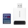 Samsung paměťová karta 64GB PRO ULTIMATE SDXC CL10 U3 V30 (č/z: až 200/130MB/s) + USB adaptér