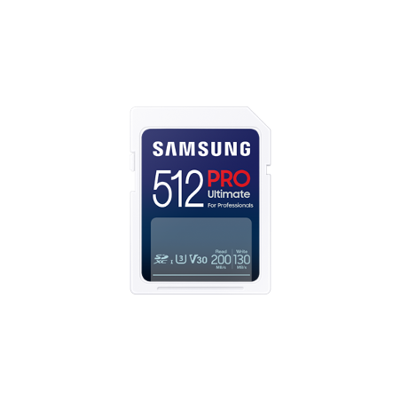 Samsung paměťová karta 512GB PRO ULTIMATE SDXC CL10 U3 V30 (č/z: až 200/130MB/s)