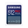 Samsung paměťová karta 512GB PRO ULTIMATE SDXC CL10 U3 V30 (č/z: až 200/130MB/s)