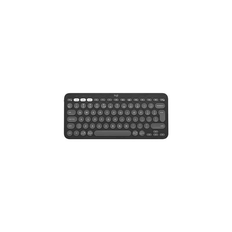 Logitech Pebble Keys 2 K380s - TONAL GRAPHITE - US INT'L - BT - INTNL-973 - UNIVERSAL