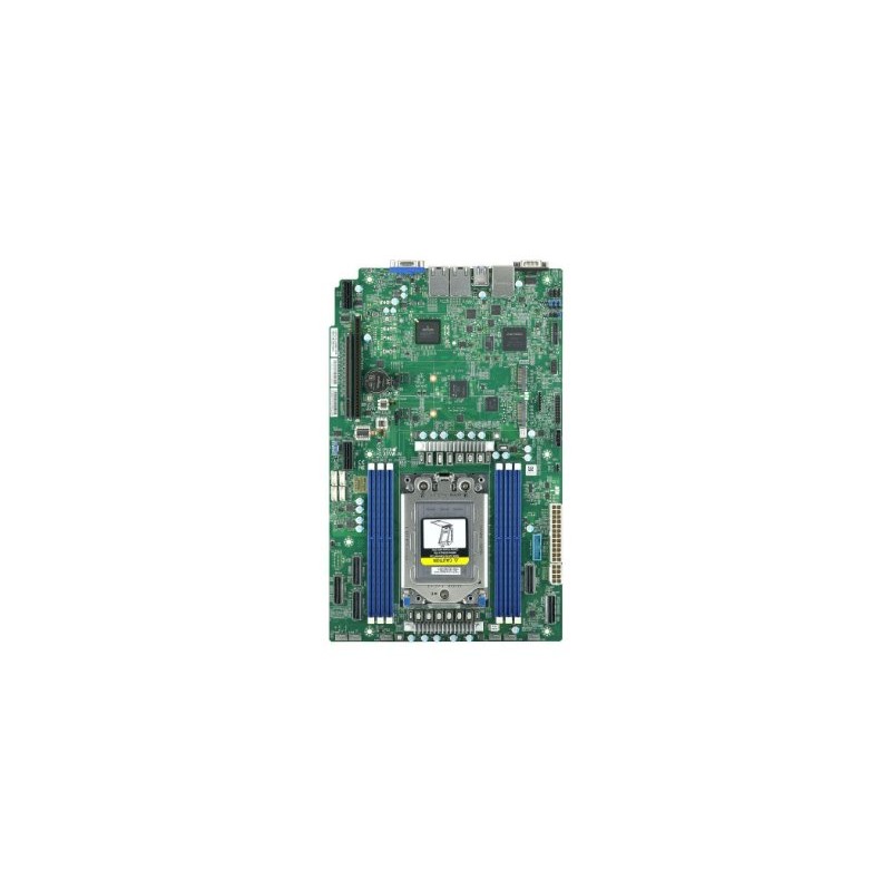 SUPERMICRO MB 1xSP6 (Epyc 8004), 6x DDR5, (3xMCIO Pcie5x8) (2xMCIOx8 Sata), 2xM.2, PCIe 5.0 (1x16 1x32) 2x1Gb,IPMI WIO