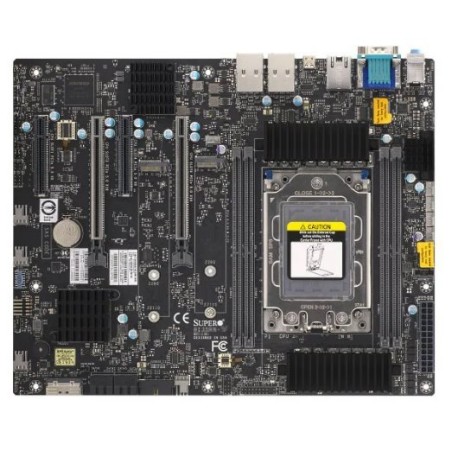 SUPERMICRO MB 1xTR5 (LGA-4844), 4x DDR5, 4x SATA, 2x M.2, PCIe 5.0 (2 x16, 1 x4), 1Gb, MBDH13SRATFB