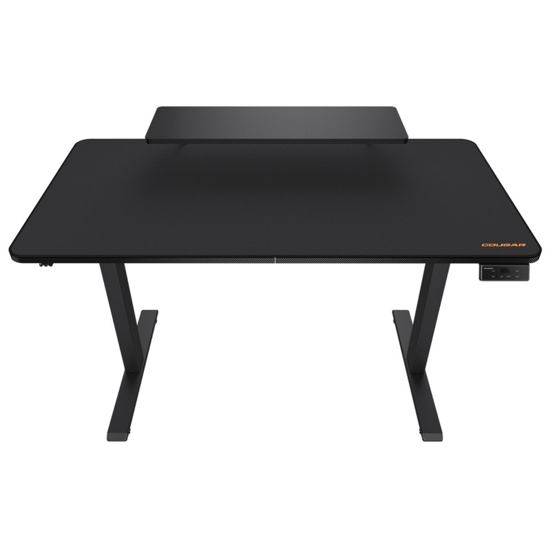 COUGAR stůl E-STAR 120 electric 1200 x 600 x 15, 720-1170mm, carbon design, monitor stand, pad, paměť nastavení 2 módy