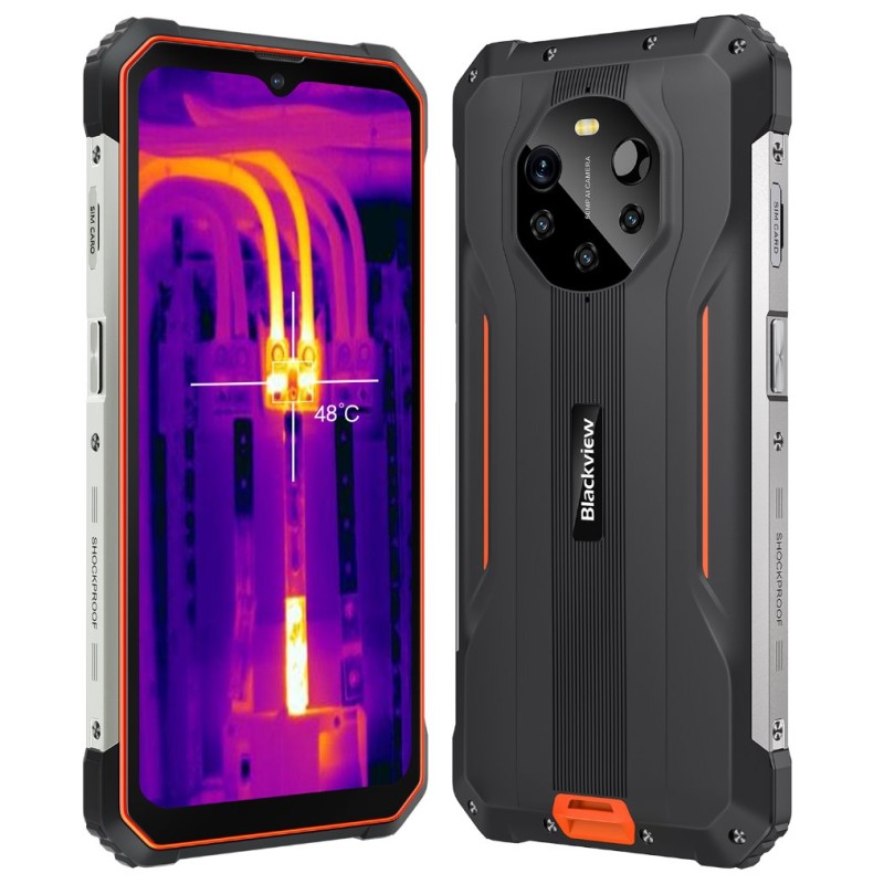 BLACKVIEW Rugged BL8800 PRO Dual 5G Pro 6.58" FHD+IPS 1080x2408 8GB/128GB,MT6833V Octa-core 2.2GHz,16MP Front/5MP… BL8800PROOREU