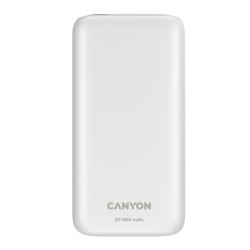 CANYON Power Bank PB-301, 30000mAh, bílá