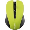 CANYON myš optická bezdrátová CMSW1, nastavitelné rozlišení 800/1000/1200 dpi, 4 tl, USB nano reciever, žlutá