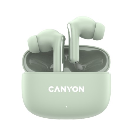 Bezdrátová stereo sluchátka True Wireless OnGo 9 zelená