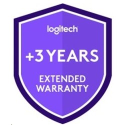 Logitech Extended Warranty - Prodloužená dohoda o službách (pro video conferencing devices) - 3 let - pro Logitech Tap - pro