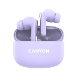 Bezdrátová stereo sluchátka True Wireless OnGo 9 fialová