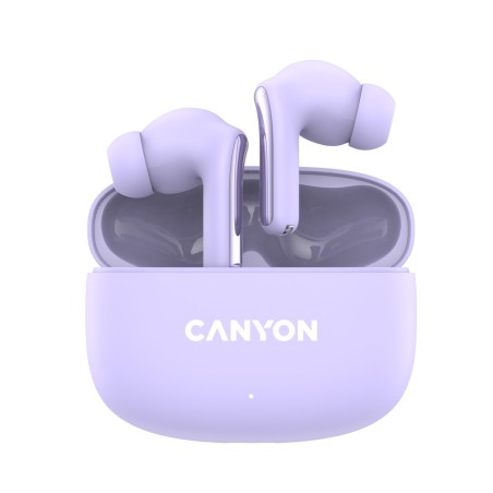 Bezdrátová stereo sluchátka True Wireless OnGo 9 fialová