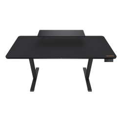 COUGAR stůl E-STAR 140 electric 1400 x 600 x 15, 720-1170mm, carbon design, monitor stand, pad, paměť nastavení 2 módy