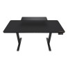 COUGAR stůl E-STAR 140 electric 1400 x 600 x 15, 720-1170mm, carbon design, monitor stand, pad, paměť nastavení 2 módy