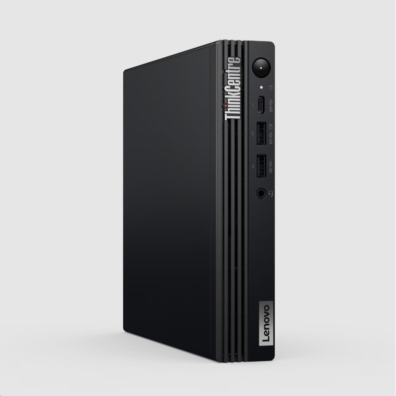 Lenovo ThinkCentre M70q Gen 5, Tiny, i3-14100T, UHD 730, 8GB, 256GB SSD, W11P, černá, 3R
