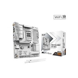 ASRock MB Sc AM5 B850M Challenger WiFi WHITE, AMD B850, 4xDDR5, 1xHDMI, WiFi, mATX