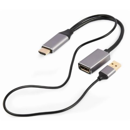 Gembird adaptér aktívny 4K HDMI (M) / DisplayPort (F)
