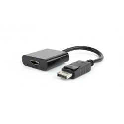 Gembird adaptér DisplayPort (M) / HDMI (F) 10cm kábel, čierny