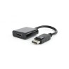 Gembird adaptér DisplayPort (M) / HDMI (F) 10cm kábel, čierny
