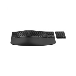 HP 960 Black Ergonomic Wireless Keyboard - bezdrátová ergonomická klávesnice CZ/SK
