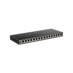 D-Link DGS-1016S 16-port Gigabit Ethernet Switch, fanless