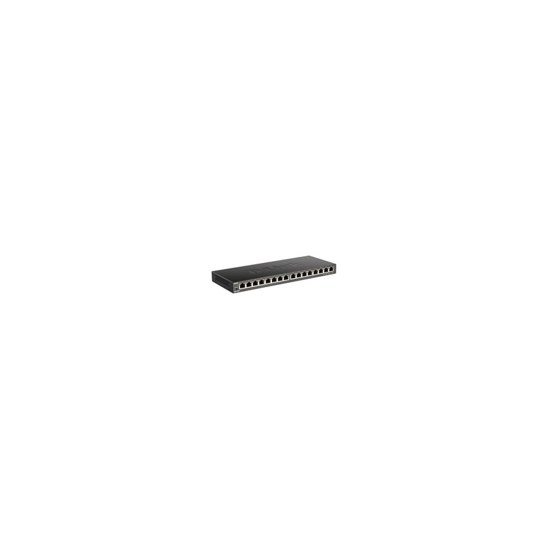 D-Link DGS-1016S 16-port Gigabit Ethernet Switch, fanless