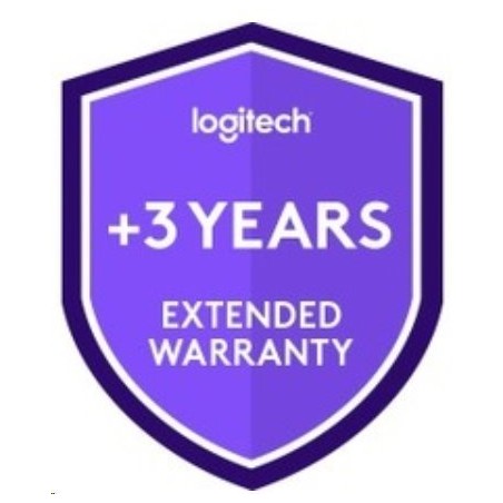 Logitech Extended Warranty - Prodloužená dohoda o službách - výměna nebo oprava (pro video conferencing devices) - 3 let (z