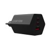 CANYON charger HEXAGON 65 GaN 65W 2xPD 1xQC EU Black
