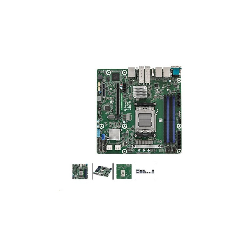 ASRock Rack B650D4U3 AM5, 4xDDR5 non-ECC, 4x SATA, 1x M.2(2280), 2x PCIe, 2x LAN, IPMI
