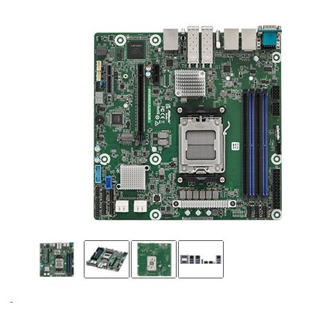 ASRock Rack B650D4U3 AM5, 4xDDR5 non-ECC, 4x SATA, 1x M.2(2280), 2x PCIe, 2x LAN, IPMI