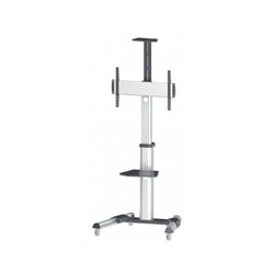 MANHATTAN Stojan TV, multifunkční (-12° ~ 5°, 37"-70", max. 50kg) černo-stříbrné