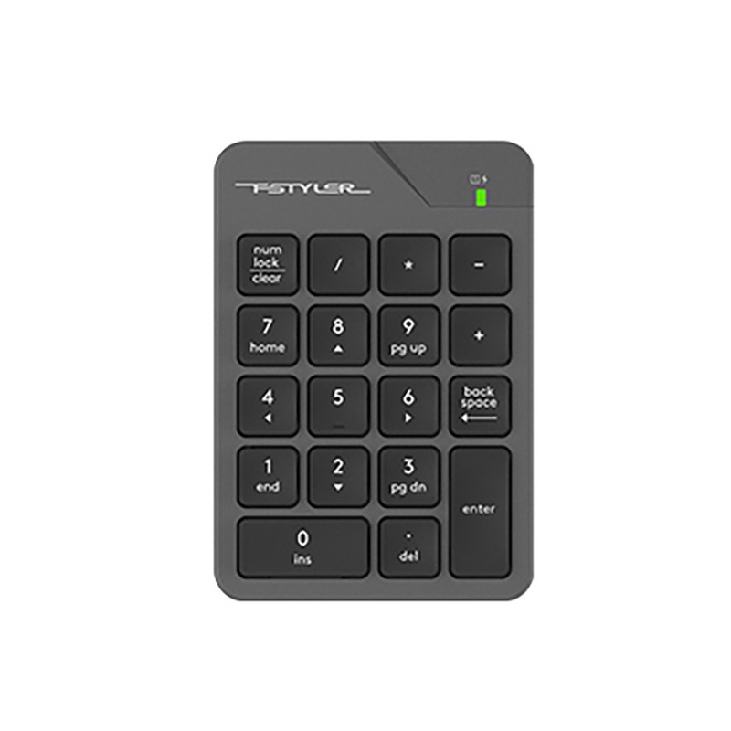 A4tech FSTYLER bezdrátová numerická klávesnice, šedá