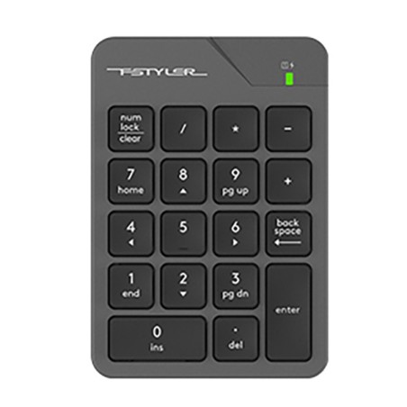A4tech FSTYLER bezdrátová numerická klávesnice, šedá