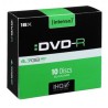 Intenso DVD-R, 4101652, 4.7GB, 16x, slim case, 10-pack, bez možnosti potisku, 12cm, pro archivaci dat, DOPRODEJ
