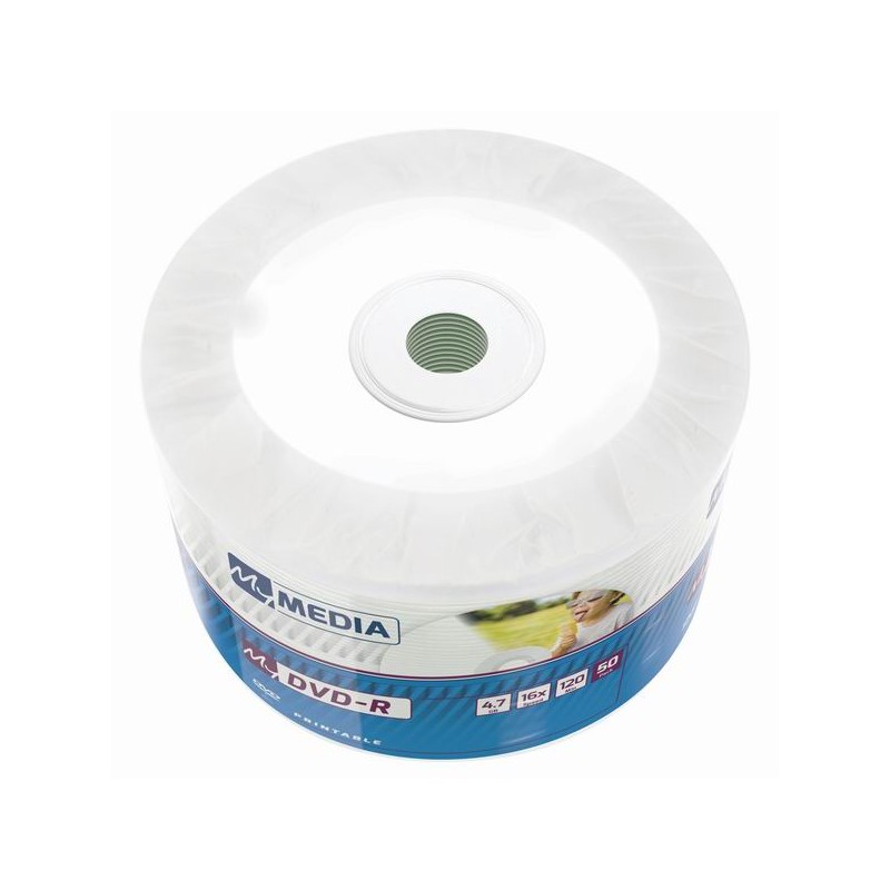 MyMedia DVD-R, 69202, 4.7GB, 16x, wrap, 50-pack, printable, 12cm, pro archivaci dat