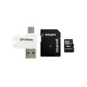 GOODRAM microSDHC karta 32GB M1A4 All-in-one (R:100/W:10 MB/s), UHS-I Class 10, U1 + Adapter + OTG card reader/čtečka