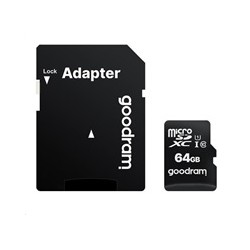 GOODRAM MicroSDXC karta 64GB M1AA, UHS-I Class 10, U1 + adaptér