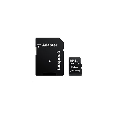 GOODRAM MicroSDXC karta 64GB M1AA, UHS-I Class 10, U1 + adaptér