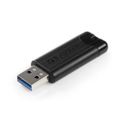 VERBATIM Flash Disk PinStripe USB 3.0, 16GB - černá