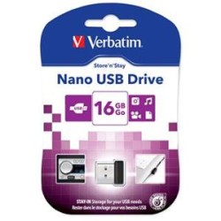 VERBATIM Flash Disk 16GB Store 'n' Stay Nano
