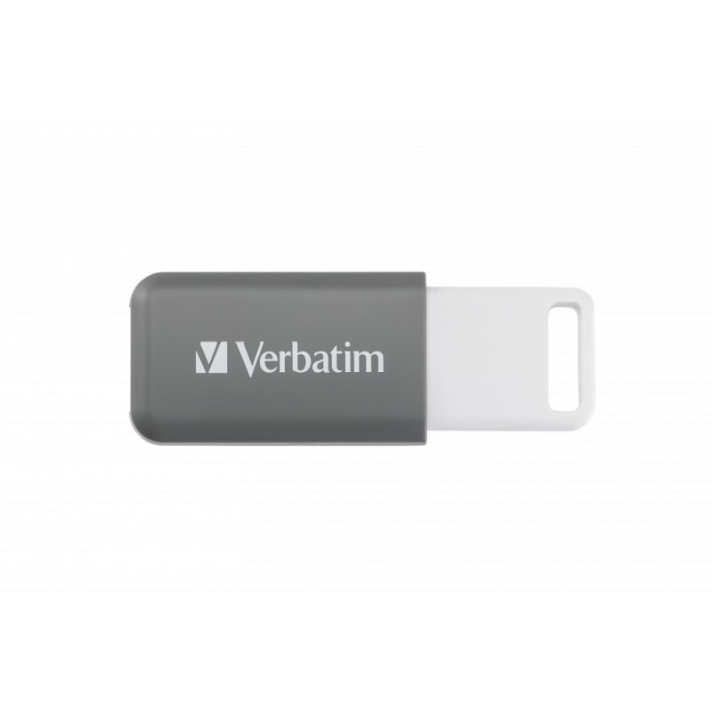 VERBATIM Flash Disk 128GB DataBar USB 2.0 Drive, šedá