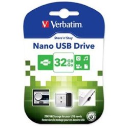 VERBATIM Flash Disk 32GB Store 'n' Stay Nano