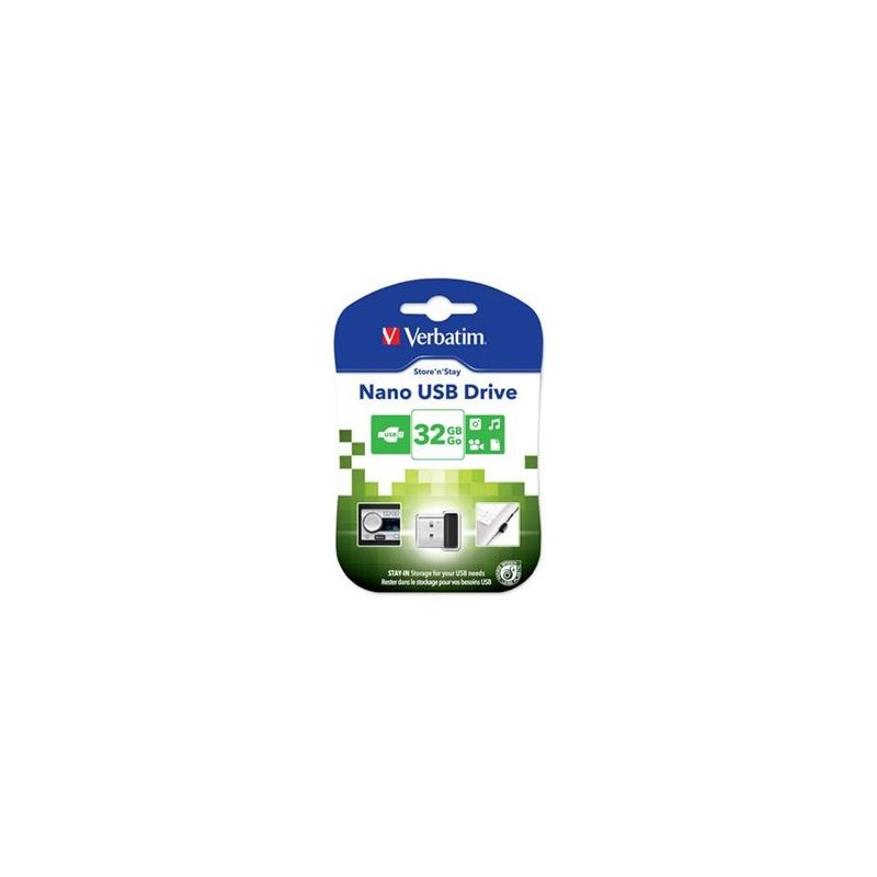 VERBATIM Flash Disk 32GB Store 'n' Stay Nano