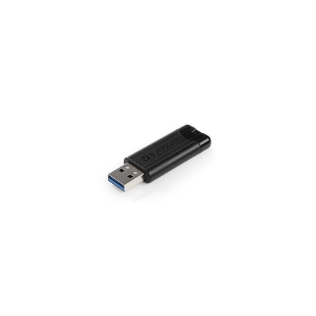 VERBATIM Flash Disk 128GB PinStripe USB 3.0, černá