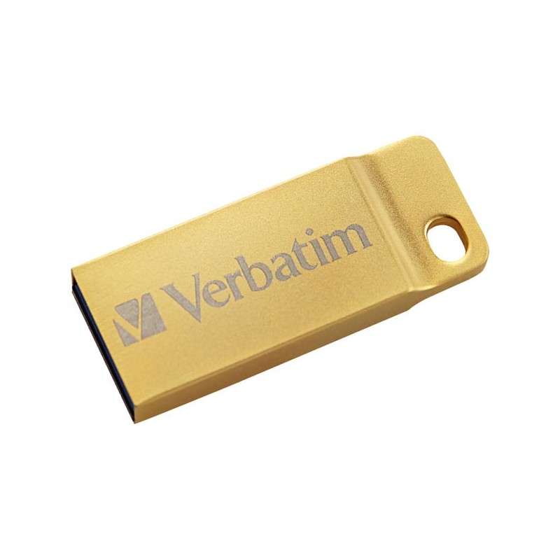 Verbatim USB flash disk, USB 3.0, 64GB, Metal Executive, Store N Go, zlatý, 99106, USB A