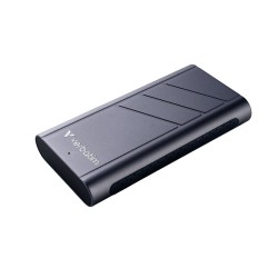 SSD Externí Verbatim TurboMetal SSD, 32021, 1000GB, Nero Backup, Stříbrná, obsahuje USB C, M.2, USB C, 1TB