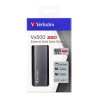 SSD Externí Verbatim Vx500, 47443, 480GB, stříbrný, 2.5", USB-C